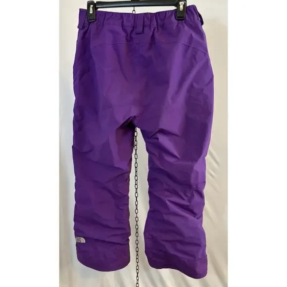 The North Face Snow Pants Youth Girls XL 18 Purple Hyvent Insulated Cargo Ski - Picture 2 of 10